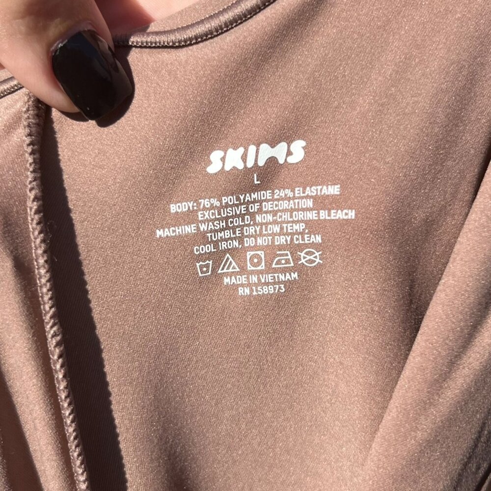 SKIMS Fits Everybody Slip Dress in Sienna Size L - Picture 5 of 7